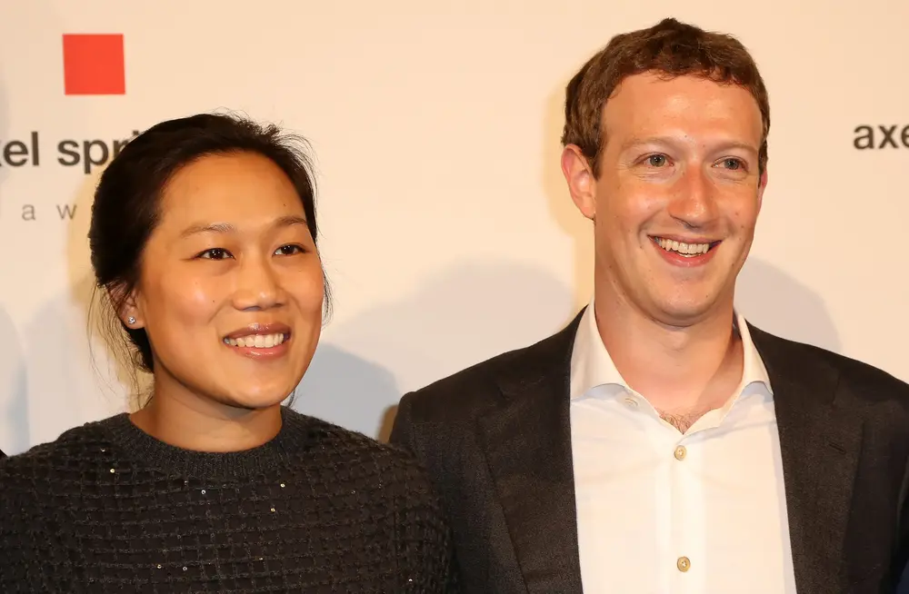 Chan and Mark Zuckerberg 